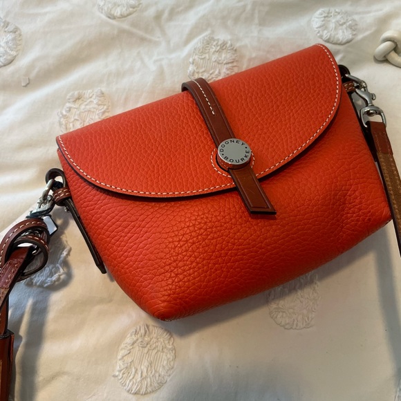 Dooney & Bourke Handbags - Dooney & Bourke - Crossbody Saddle bag - orange